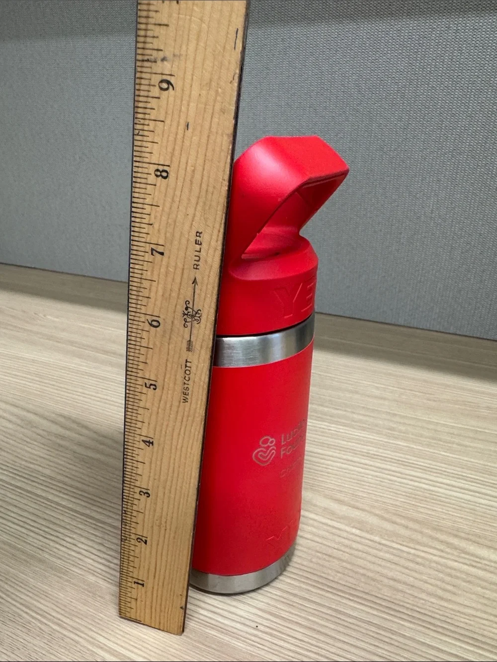 NWOT Yeti Red Bottle - Lucille Packard Foundation Children’s Health Logo - Picture 7 of 7